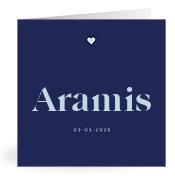 Geboortekaartje naam Aramis j3