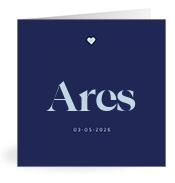 Geboortekaartje naam Ares j3