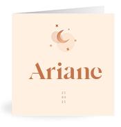Geboortekaartje naam Ariane m1