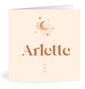 Geboortekaartje naam Arlette m1