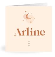 Geboortekaartje naam Arline m1