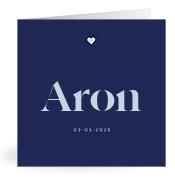 Geboortekaartje naam Aron j3