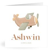 Geboortekaartje naam Ashwin j1