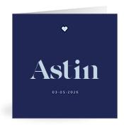 Geboortekaartje naam Astin j3