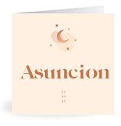 Geboortekaartje naam Asuncion m1