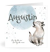 Geboortekaartje naam Augustin j4