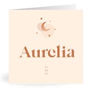 Geboortekaartje naam Aurelia m1