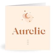 Geboortekaartje naam Aurelie m1