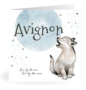 Geboortekaartje naam Avignon j4