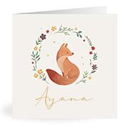 Geboortekaartje naam Ayana m4