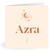 Geboortekaartje naam Azra m1