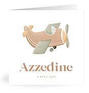 Geboortekaartje naam Azzedine j1
