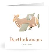 Geboortekaartje naam Bartholomeus j1