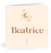 Geboortekaartje naam Beatrice m1
