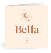Geboortekaartje naam Bella m1