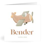 Geboortekaartje naam Bender j1