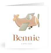 Geboortekaartje naam Bennie j1