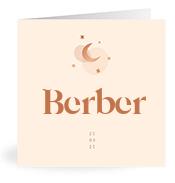 Geboortekaartje naam Berber m1