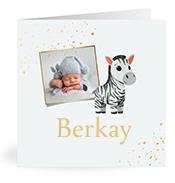 Geboortekaartje naam Berkay j2
