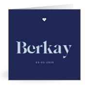 Geboortekaartje naam Berkay j3