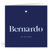 Geboortekaartje naam Bernardo j3