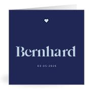 Geboortekaartje naam Bernhard j3