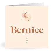 Geboortekaartje naam Bernice m1