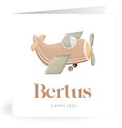Geboortekaartje naam Bertus j1