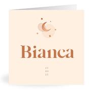 Geboortekaartje naam Bianca m1