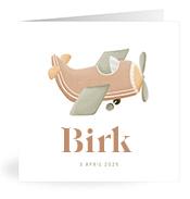 Geboortekaartje naam Birk j1