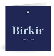 Geboortekaartje naam Birkir j3