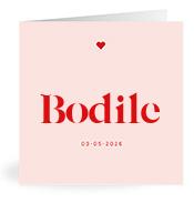 Geboortekaartje naam Bodile m3