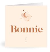 Geboortekaartje naam Bonnie m1