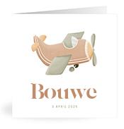 Geboortekaartje naam Bouwe j1