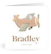 Geboortekaartje naam Bradley j1