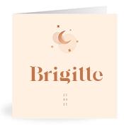 Geboortekaartje naam Brigitte m1