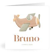Geboortekaartje naam Bruno j1