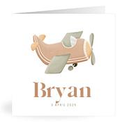 Geboortekaartje naam Bryan j1