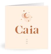 Geboortekaartje naam Caia m1
