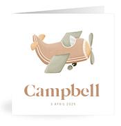 Geboortekaartje naam Campbell j1