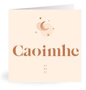Geboortekaartje naam Caoimhe m1