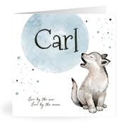 Geboortekaartje naam Carl j4