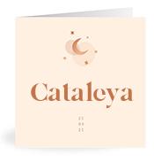 Geboortekaartje naam Cataleya m1
