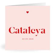 Geboortekaartje naam Cataleya m3