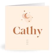 Geboortekaartje naam Cathy m1
