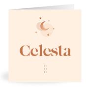 Geboortekaartje naam Celesta m1