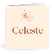Geboortekaartje naam Celeste m1