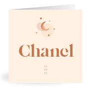 Geboortekaartje naam Chanel m1