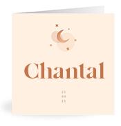 Geboortekaartje naam Chantal m1
