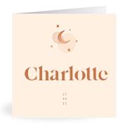 Geboortekaartje naam Charlotte m1